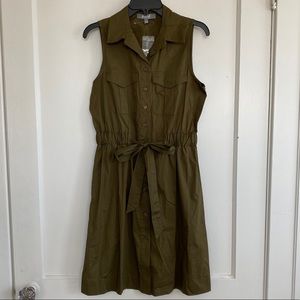 Green Sleeveless Dress